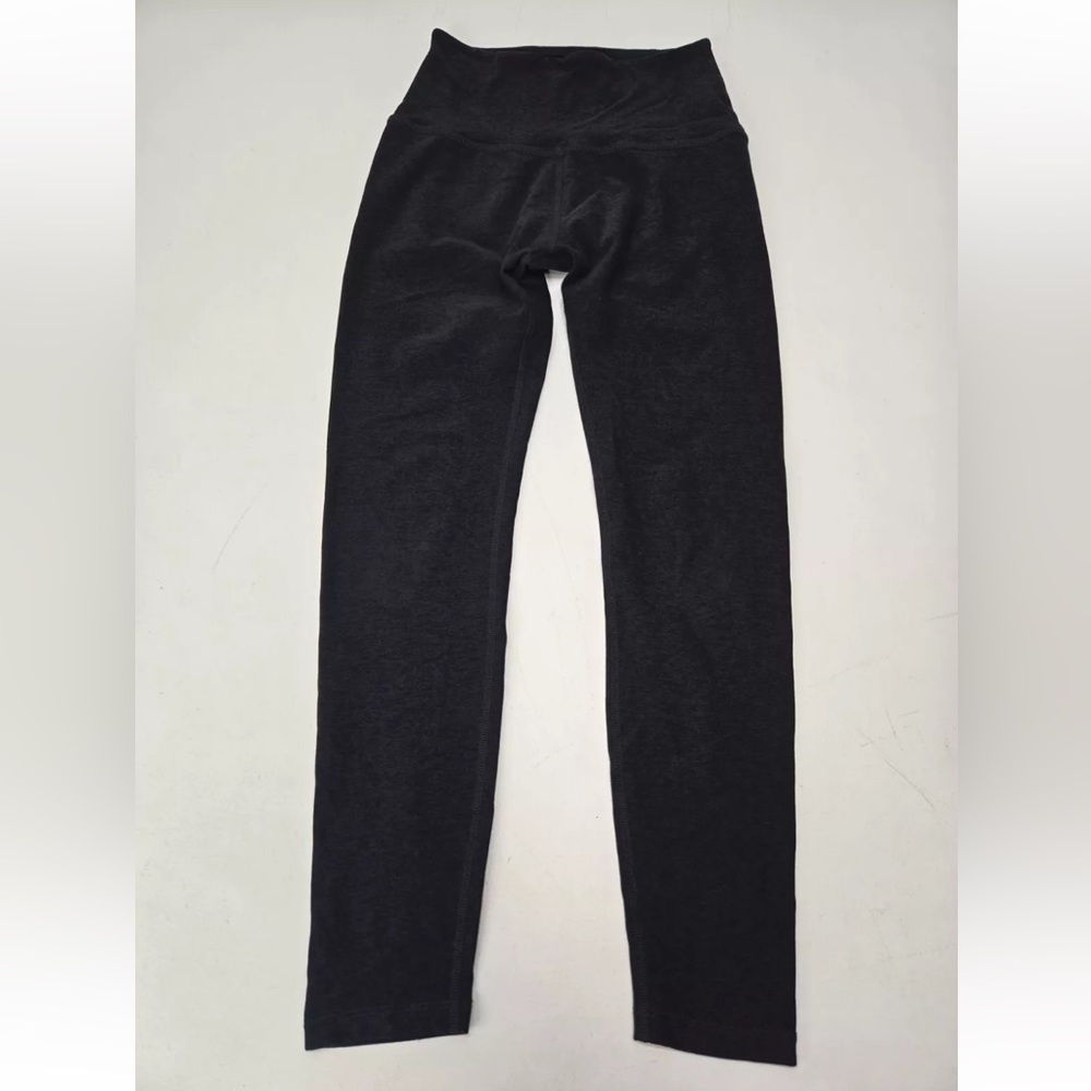 Beyond Yoga Caught In The Midi High Waisted Legging Gray Black Size S Womens
